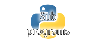 Sub programs